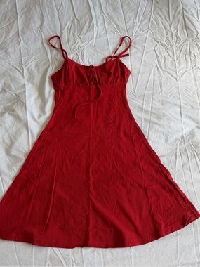 Red Spaghetti Strap Dress - Classic Summer Slip